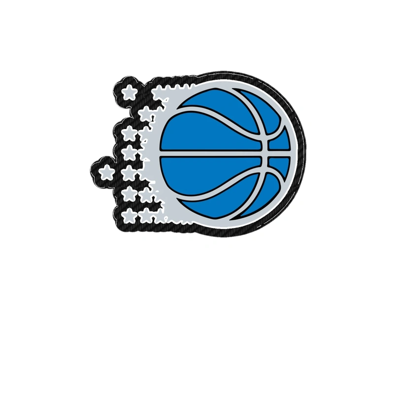 Orlando Magic - Image 7 - Carbon Fiber Vinyl Sticker - Custom Size