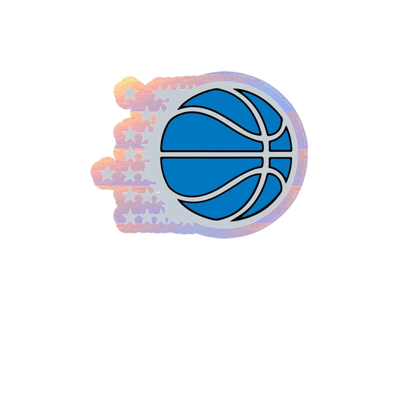 Orlando Magic - Image 7 - Holographic Vinyl Sticker - Custom Size