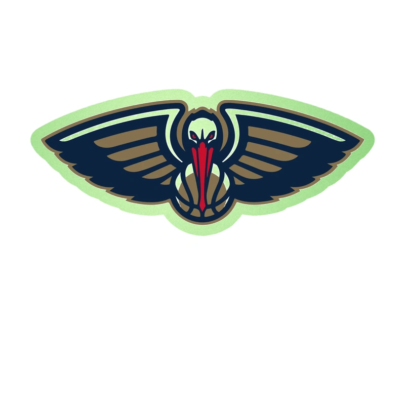 New Orleans Pelicans - Image 5 - Glow in the Dark Vinyl Sticker - Custom Size