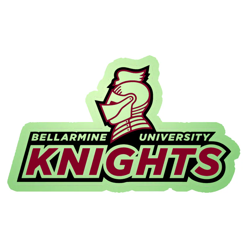 Bellarmine Knights - Glow in the Dark Vinyl Decal - Custom Size