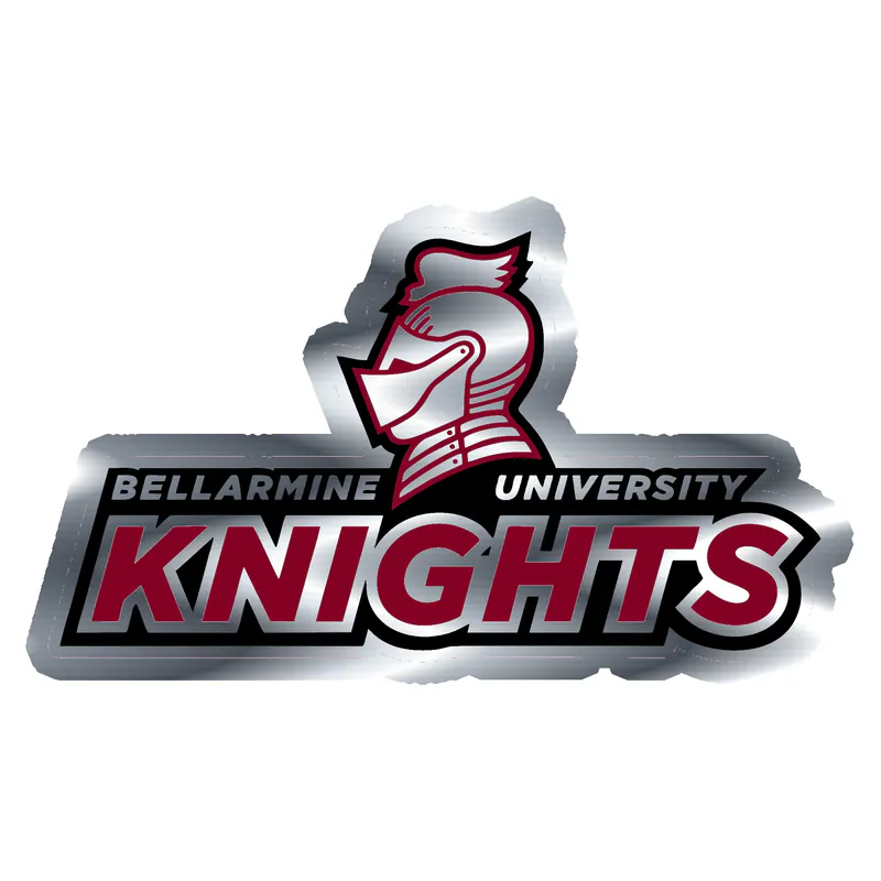 Bellarmine Knights - Silver Chrome Vinyl Decal - Custom Size