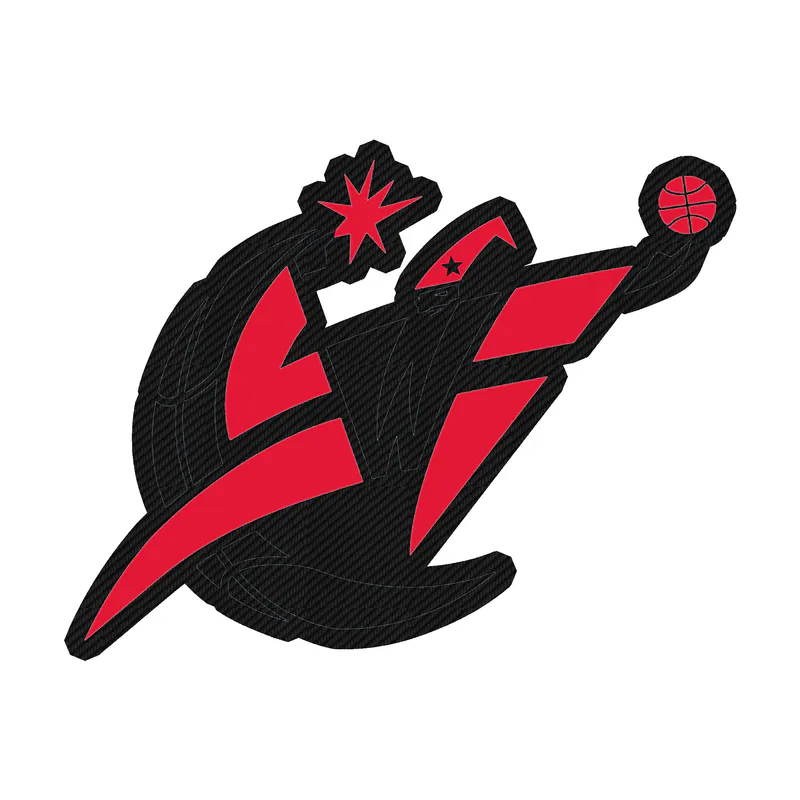 Washington Wizards - Image 7 - Carbon Fiber Vinyl Sticker - Custom Size