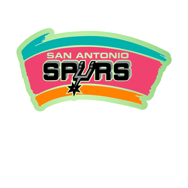 San Antonio Spurs - Image 5 - Glow in the Dark Vinyl Sticker - Custom Size