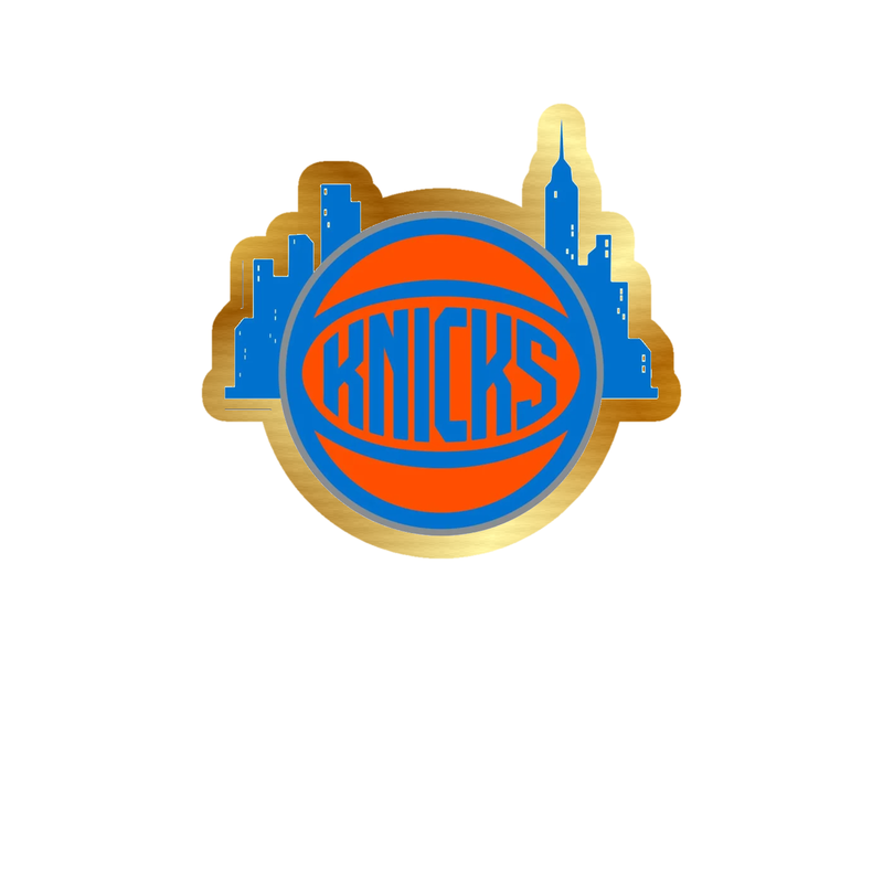 New York Knicks - Image 6 - Gold Chrome Vinyl Sticker - Custom Size