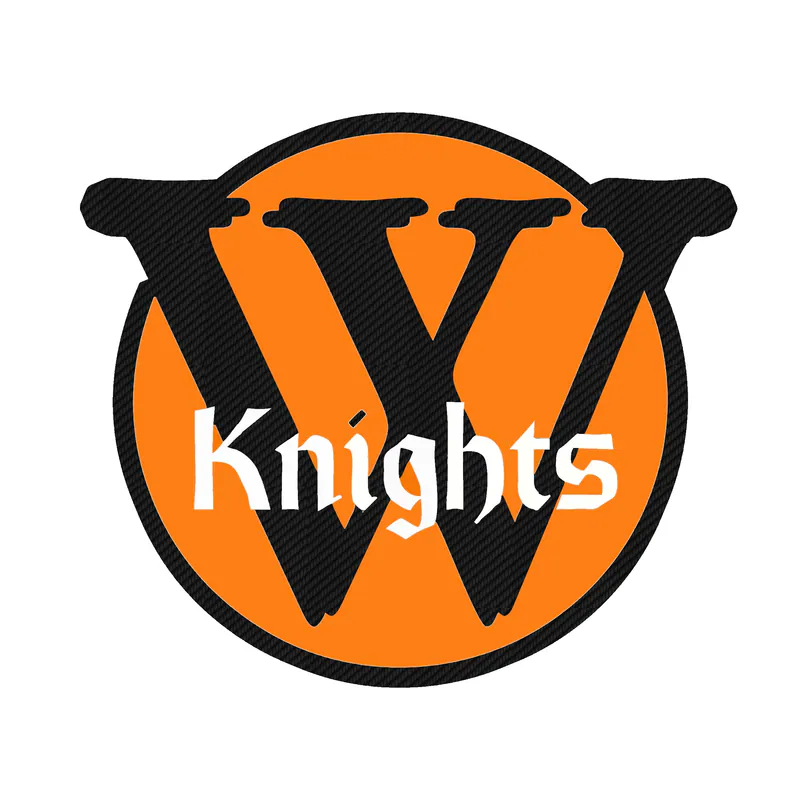 Wartburg College Knights - Image 2 - Carbon Fiber Vinyl Decal - Custom Size