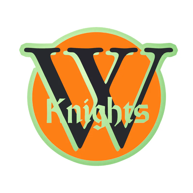 Wartburg College Knights - Image 2 - Glow in the Dark Vinyl Decal - Custom Size