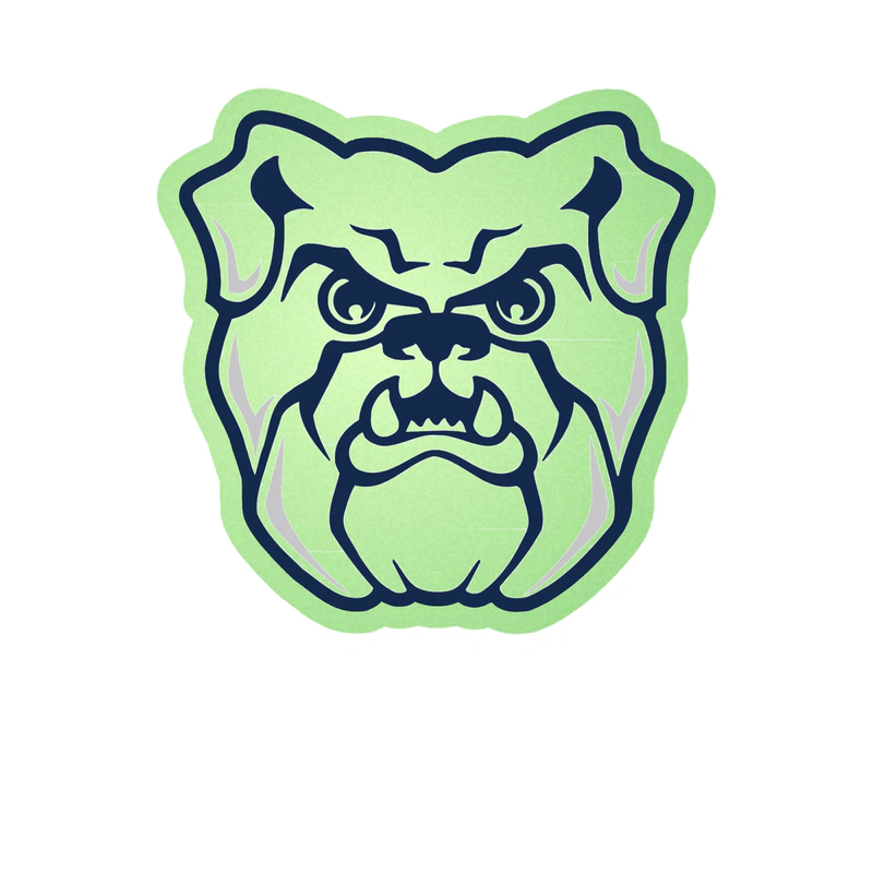 Butler Bulldogs Glow in the Dark Vinyl Decal - Custom Size