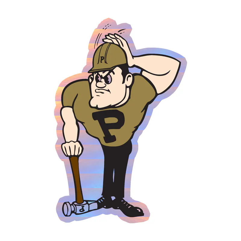 Purdue Boilermakers - Image 3 - Holographic Vinyl Decal - Custom Size