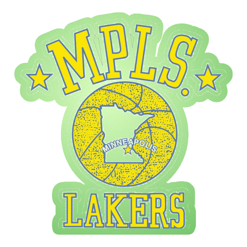 Los Angeles Lakers - Image 10 - Glow in the Dark Vinyl Sticker - Custom Size
