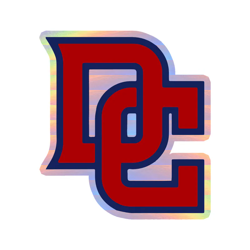 Washington Nationals - DC - Holographic Vinyl Sticker - Custom Size