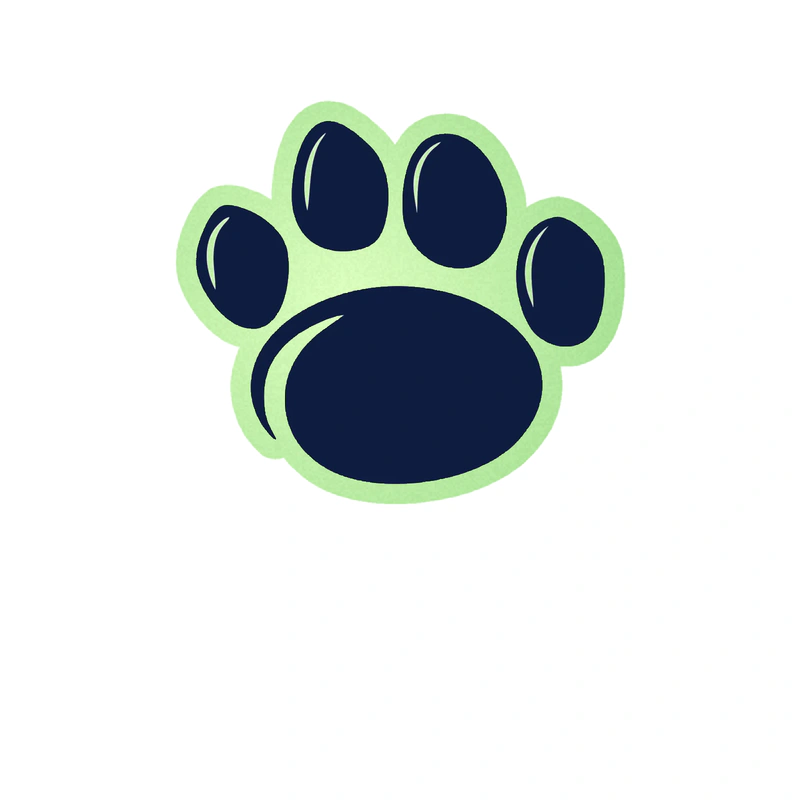 Penn State Nittany Lion Paw - Glow in the Dark Vinyl Decal - Custom Size