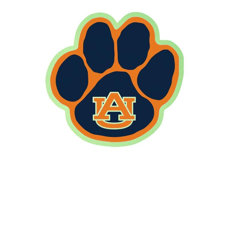 Auburn Tigers - Image 5 - Glow in the Dark Vinyl Decal - Custom Size