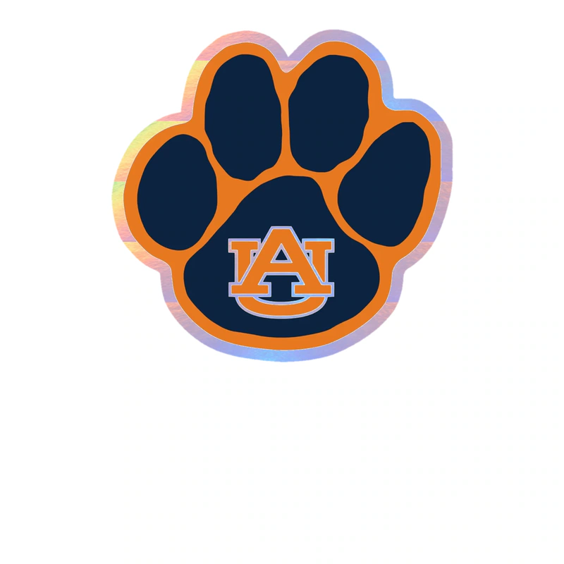 Auburn Tigers - Image 5 - Holographic Vinyl Decal - Custom Size