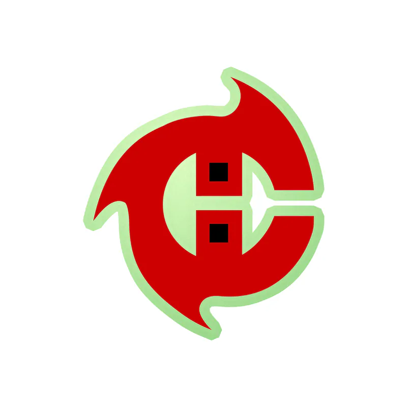 Carolina Hurricanes - CH - Glow in the Dark Vinyl Sticker - Custom Size