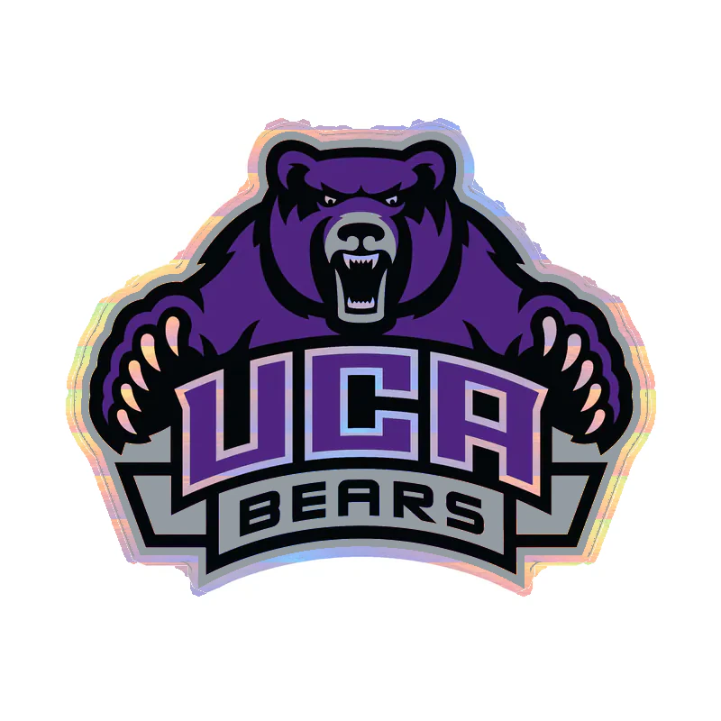 Central Arkansas Bears - Image 2 - Holographic Vinyl Decal - Custom Size