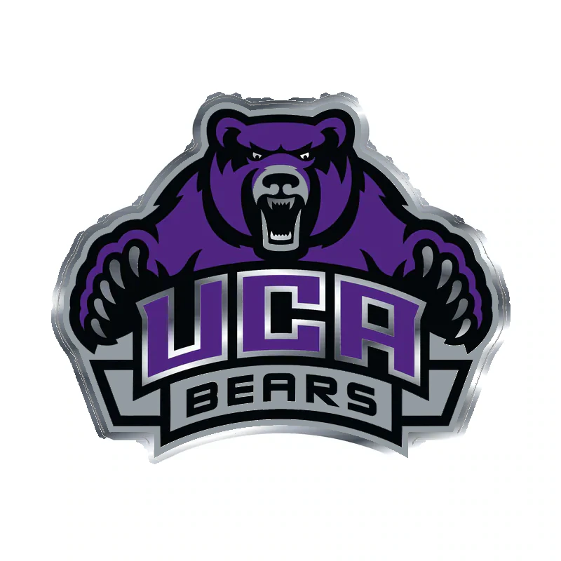 Central Arkansas Bears - Image 2 - Silver Chrome Vinyl Decal - Custom Size