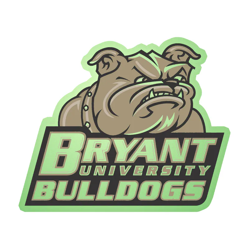 Bryant Bulldogs Glow in the Dark Vinyl Decal - Custom Size