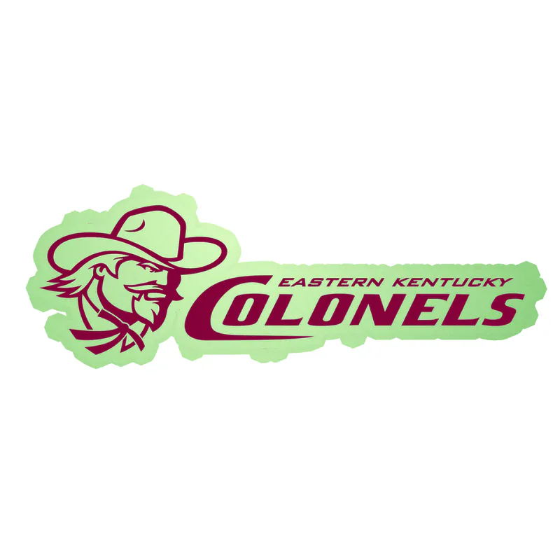 Eastern Kentucky Colonels - Image 1 - Glow in the Dark Vinyl Decal - Custom Size