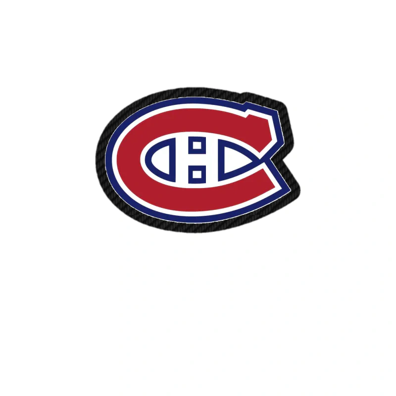 Montreal Canadiens - C With H - Carbon Fiber Vinyl Sticker - Custom Size