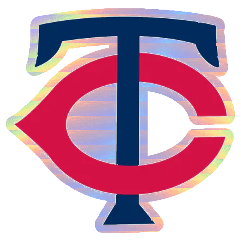 Minnesota Twins - TC - Holographic Vinyl Sticker - Custom Size