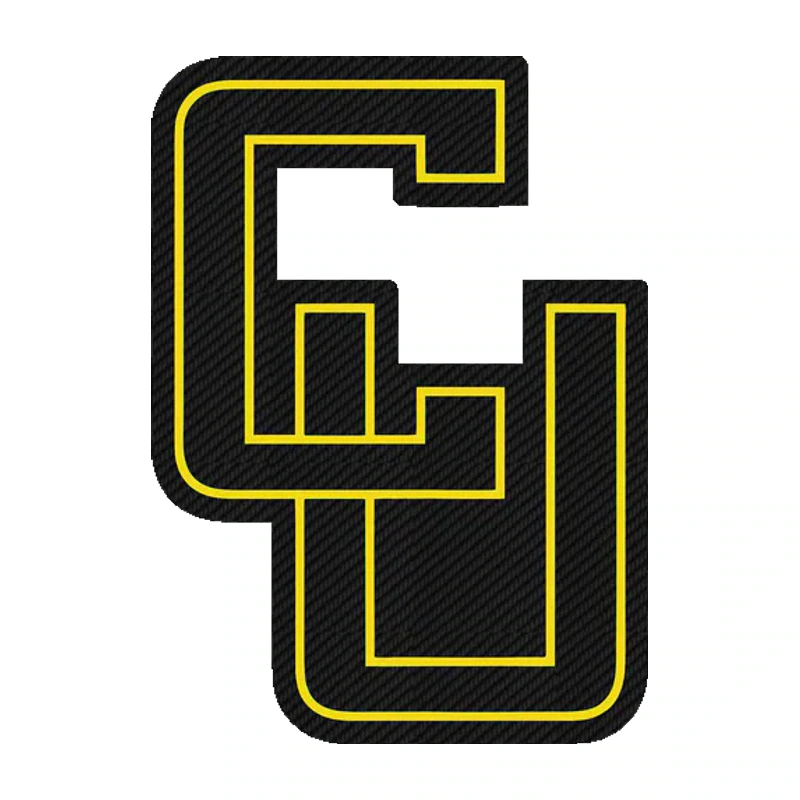 Clarkson Golden Knights - Image 2 - Carbon Fiber Vinyl Decal - Custom Size