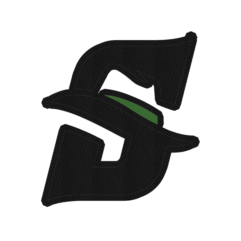 Stetson Hatters - Carbon Fiber Vinyl Decal - Custom Size