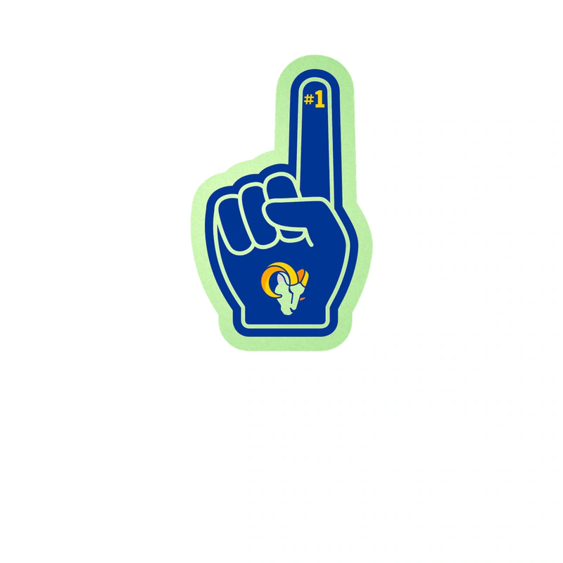 Los Angeles Rams - Image 21 - Glow in the Dark Vinyl Sticker - Custom Size