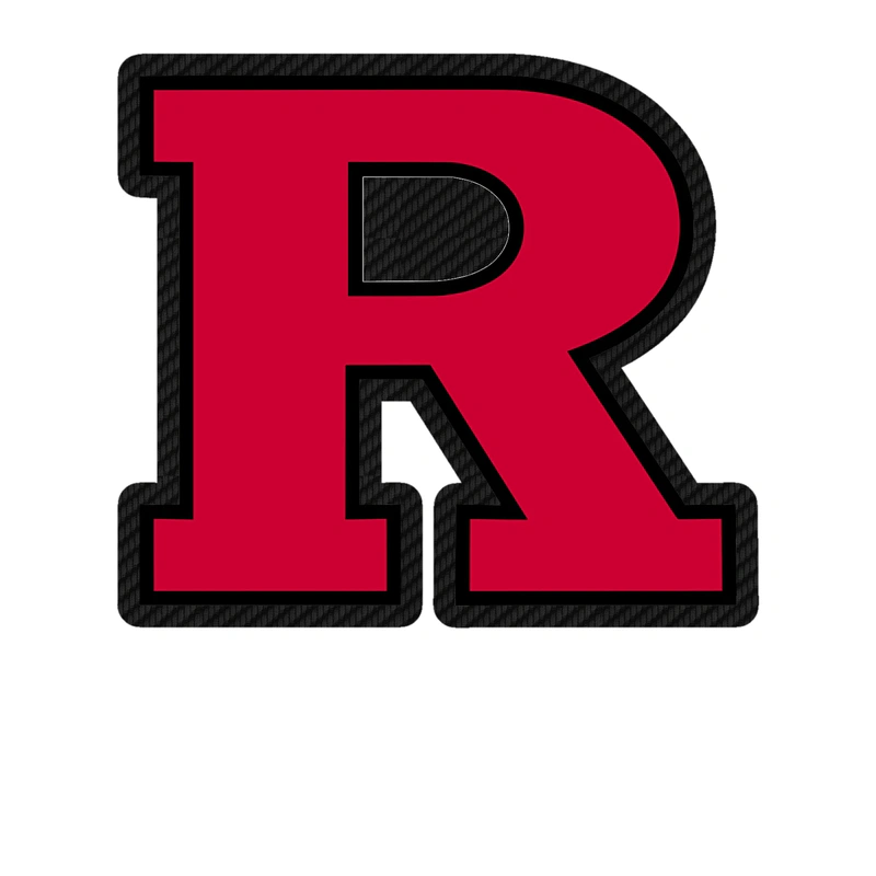 Rutgers Scarlet Knights - Image 3 - Carbon Fiber Vinyl Decal - Custom Size