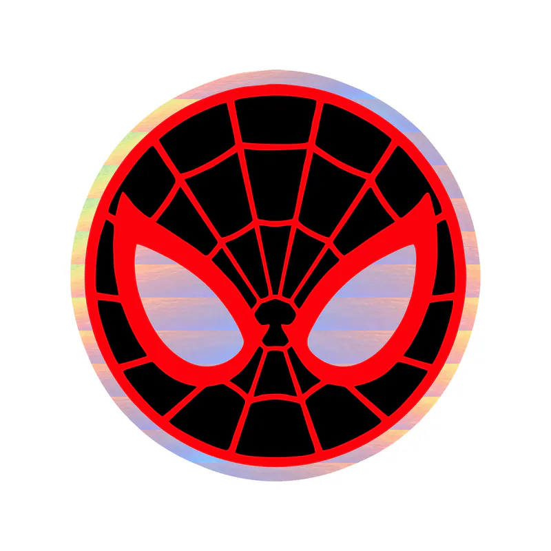 Spiderman Holographic Vinyl Decal - Custom Size