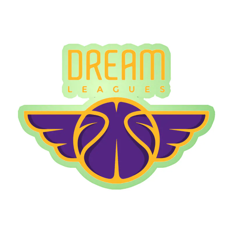Los Angeles Lakers - Dream Leagues - Glow in the Dark Vinyl Sticker - Custom Size