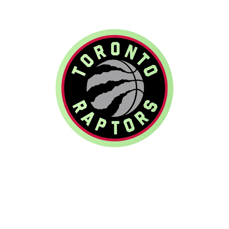 Toronto Raptors - Image 5 - Glow in the Dark Vinyl Sticker - Custom Size