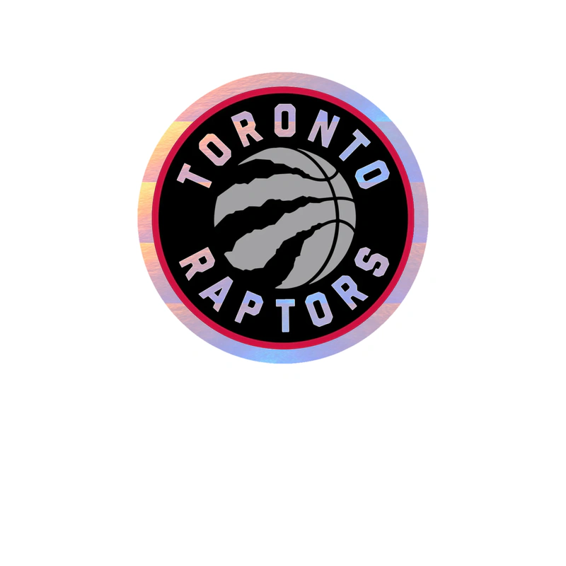 Toronto Raptors - Image 5 - Holographic Vinyl Sticker - Custom Size