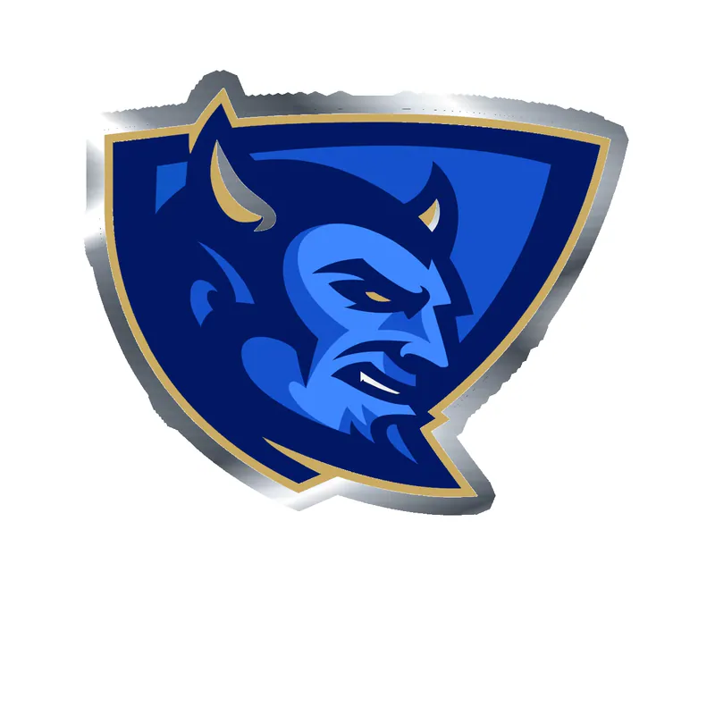 Bluefield State Big Blues Silver Chrome Vinyl Decal - Custom Size