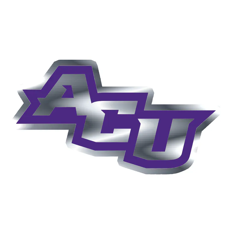 Abeline Christian Wildcats - Image 3 - Silver Chrome Vinyl Decal - Custom Size