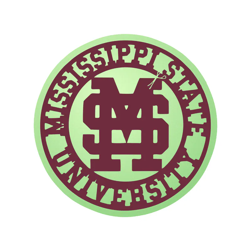 Mississippi State Bulldogs - Image 3 - Glow in the Dark Vinyl Decal - Custom Size