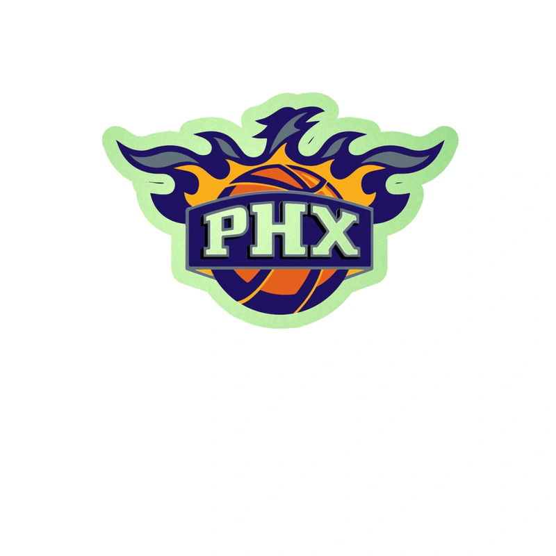 Phoenix Suns - Image 5 - Glow in the Dark Vinyl Sticker - Custom Size