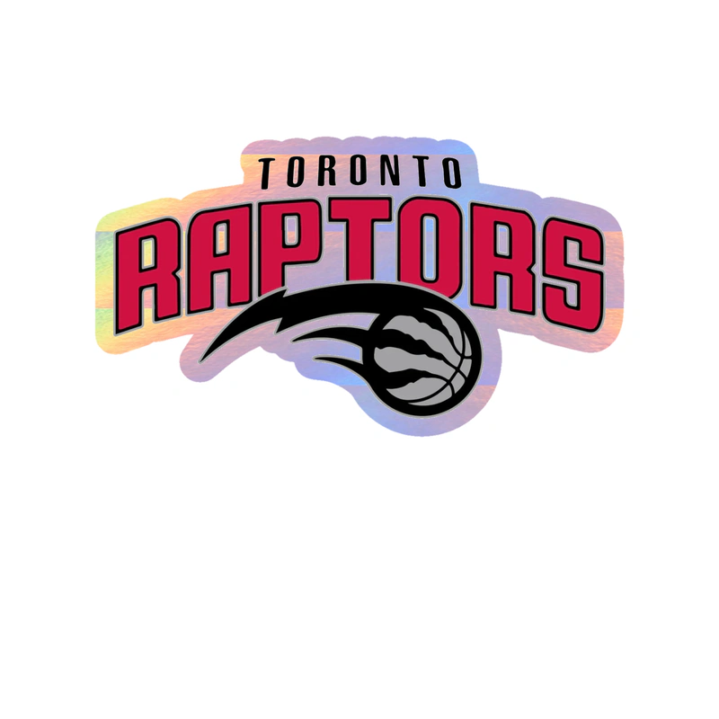 Toronto Raptors - Image 6 - Holographic Vinyl Sticker - Custom Size