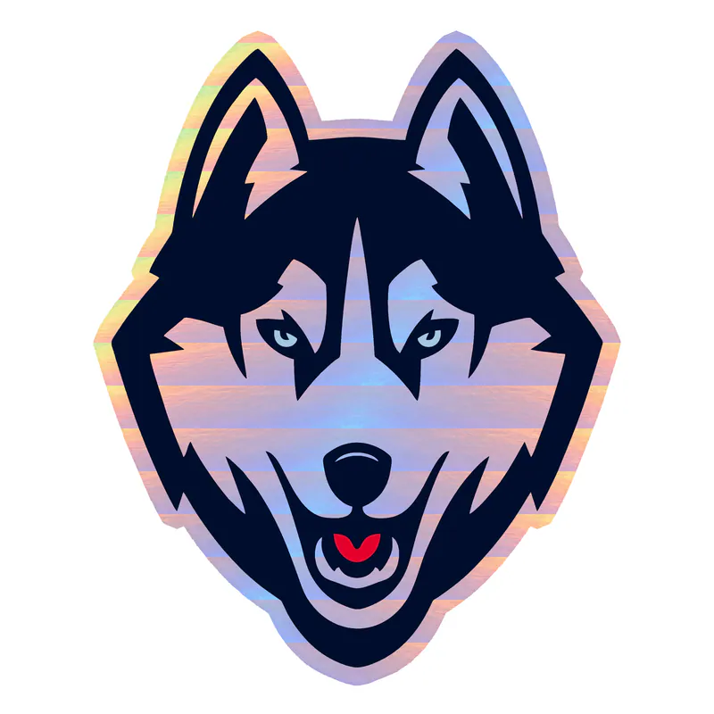 University of Connecticut Huskies - Holographic Vinyl Decal