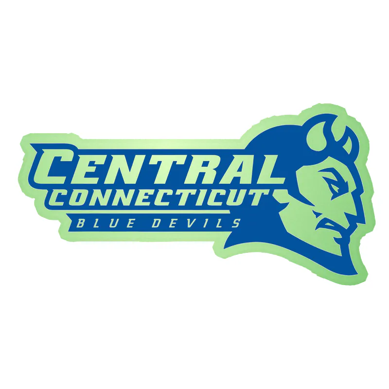 Central Connecticut Bluedevils - Image 2 - Glow in the Dark Vinyl Decal - Custom Size