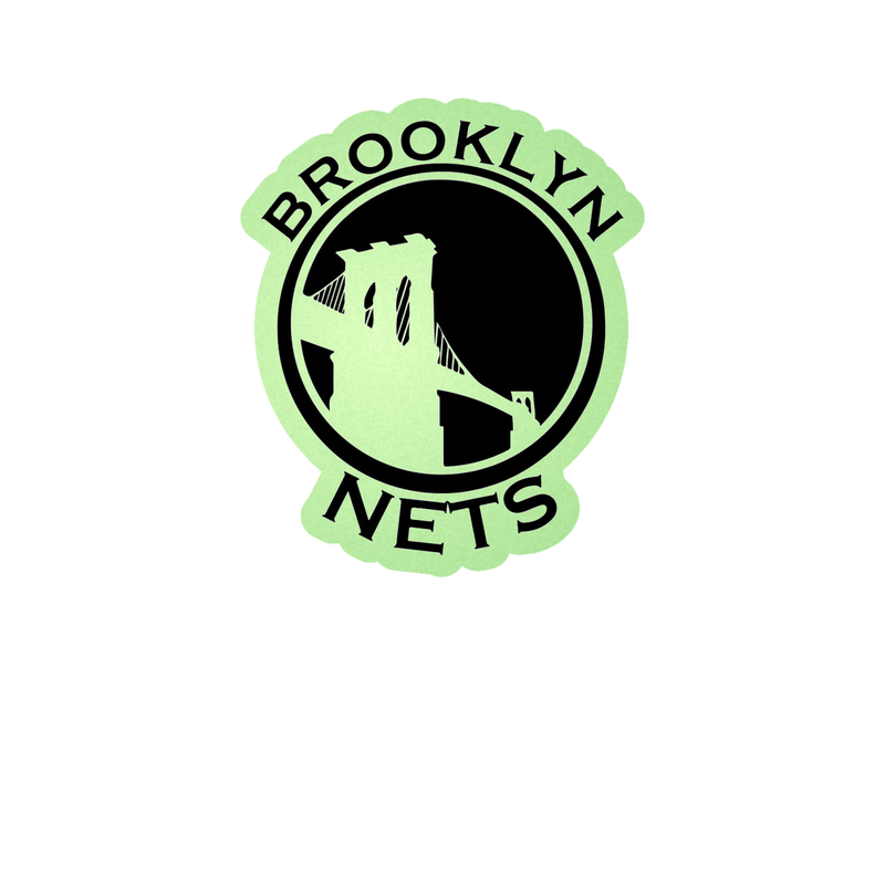 Brooklyn Nets - Image 2 - Glow in the Dark Vinyl Sticker - Custom Size