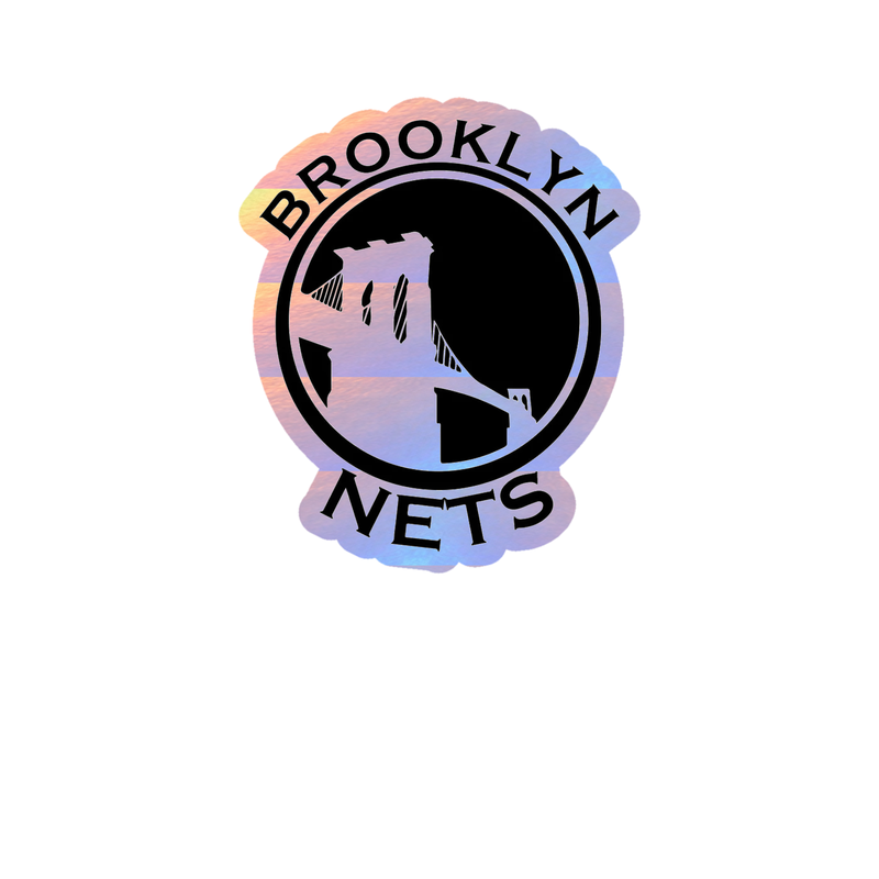 Brooklyn Nets - Image 2 - Holographic Vinyl Sticker - Custom Size