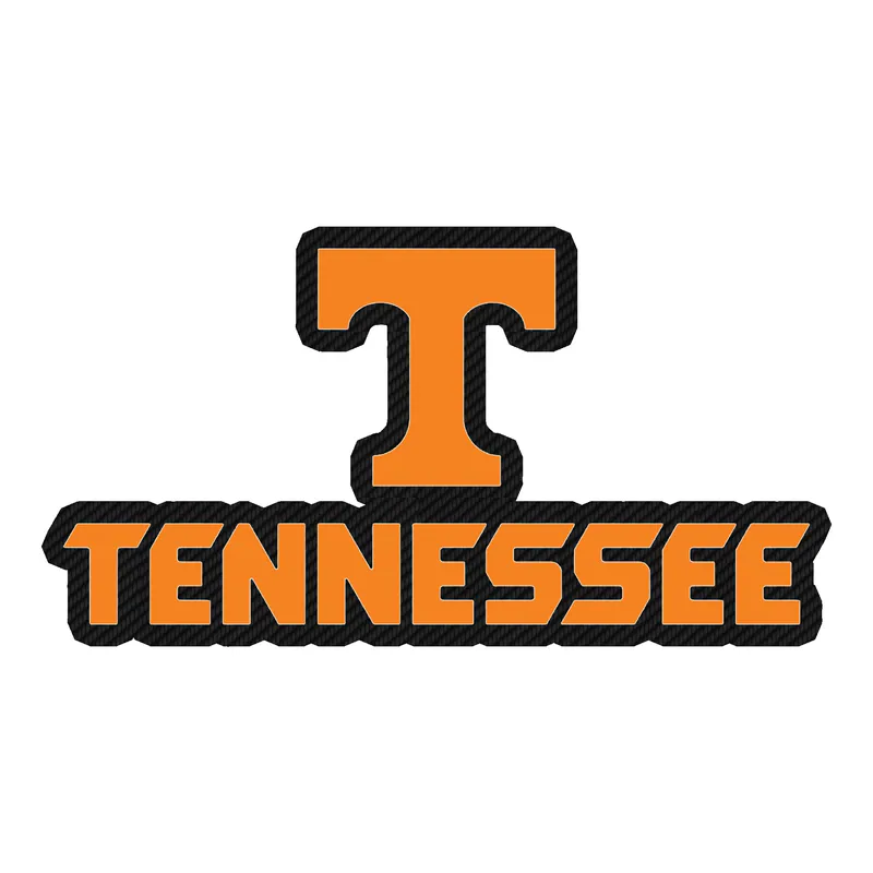Tennessee Volunteers - Image 14 - Carbon Fiber Vinyl Decal - Custom Size