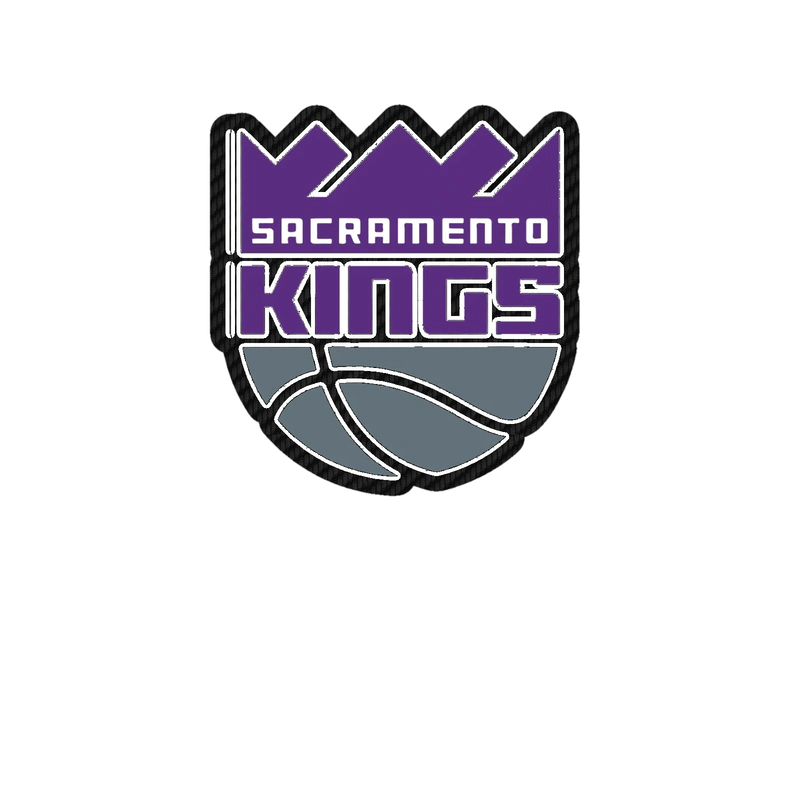 Sacramento Kings - Image 2 - Carbon Fiber Vinyl Sticker - Custom Size