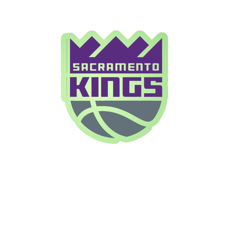 Sacramento Kings - Image 2 - Glow in the Dark Vinyl Sticker - Custom Size