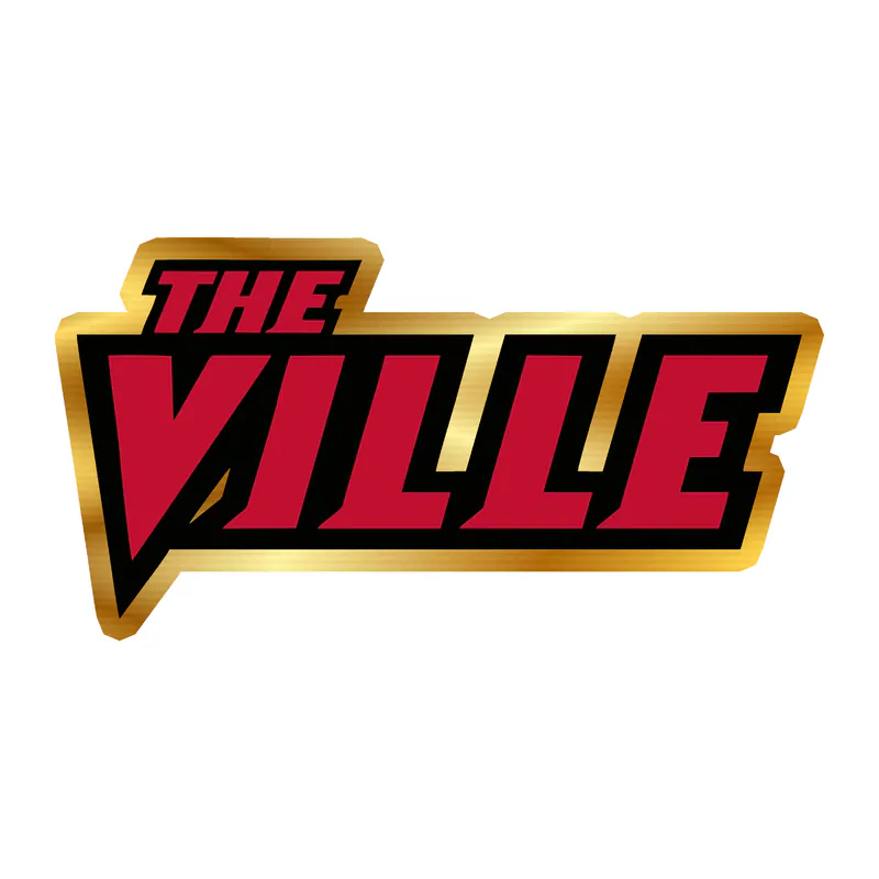 University of Louisville - The Ville - Gold Chrome Vinyl Decal - Custom Size