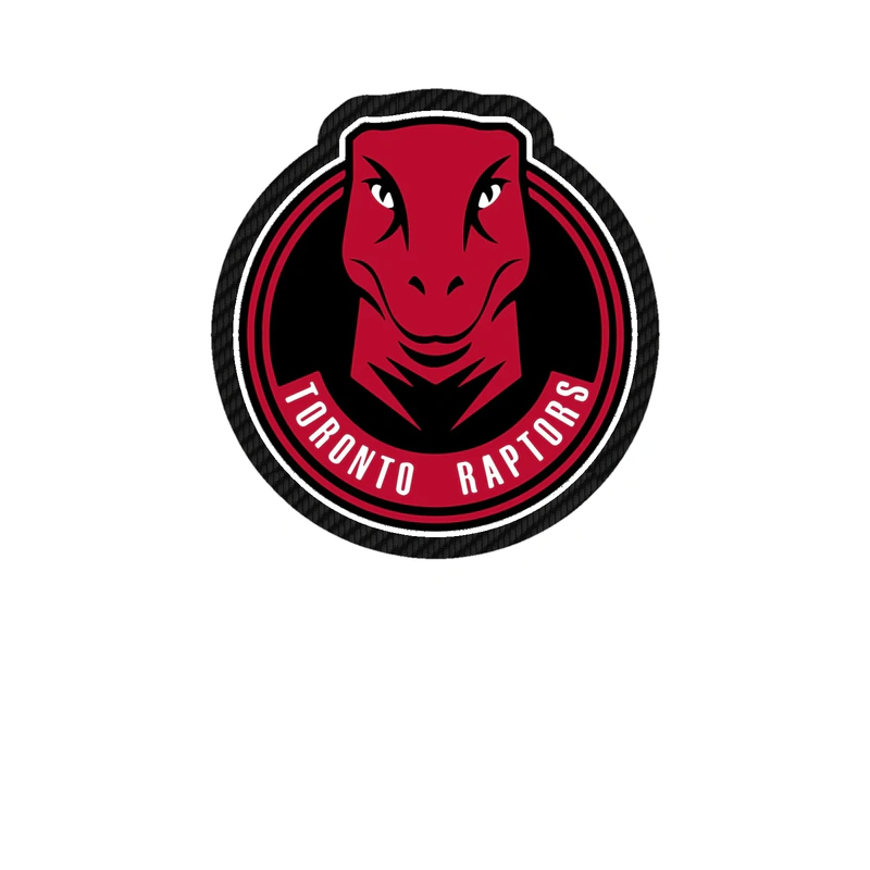 Toronto Raptors - Image 1 - Carbon Fiber Vinyl Sticker - Custom Size