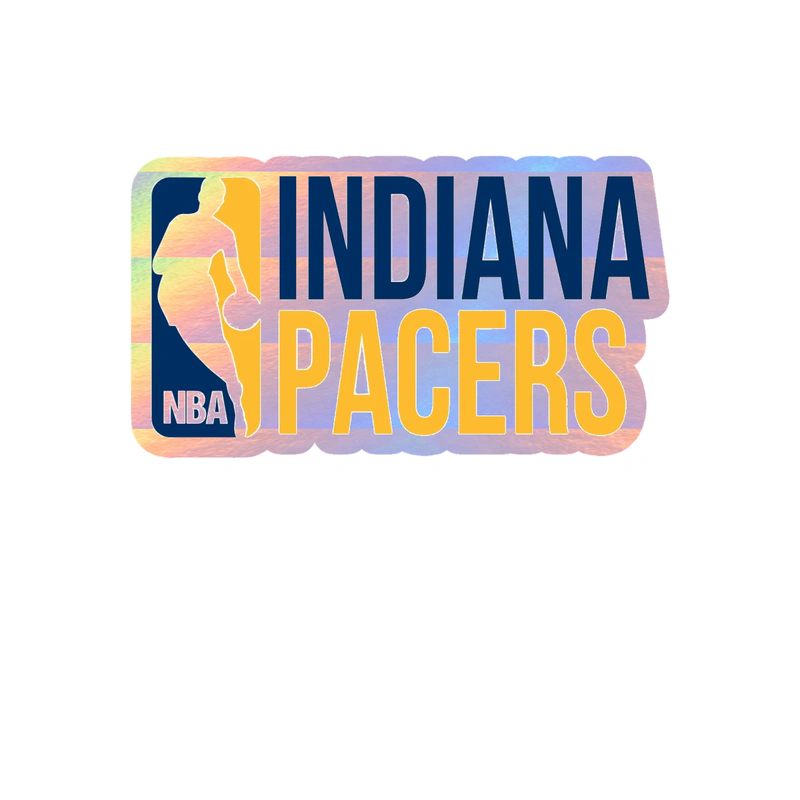 Indiana Pacers - Image 5 - Holographic Vinyl Sticker - Custom Size