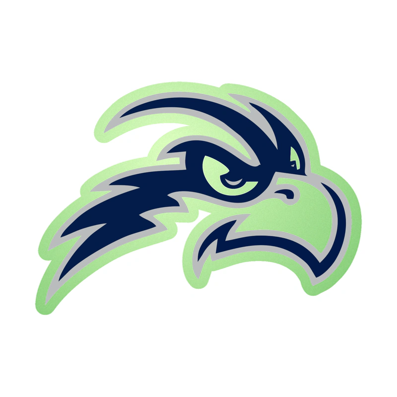 North Florida Ospreys Glow in the Dark Vinyl Decal - Custom Size