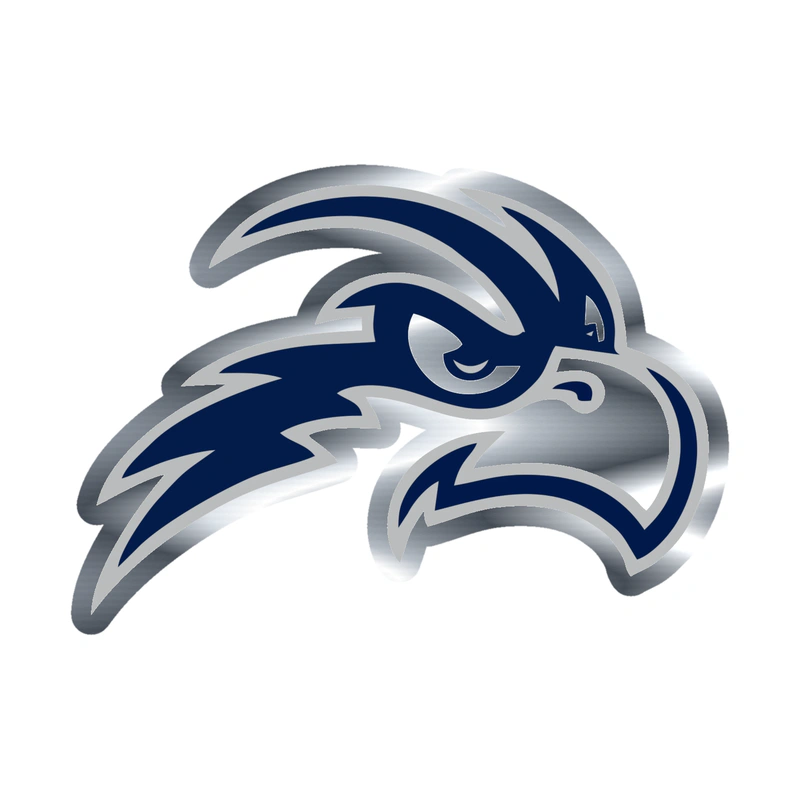 North Florida Ospreys Silver Chrome Vinyl Decal - Custom Size