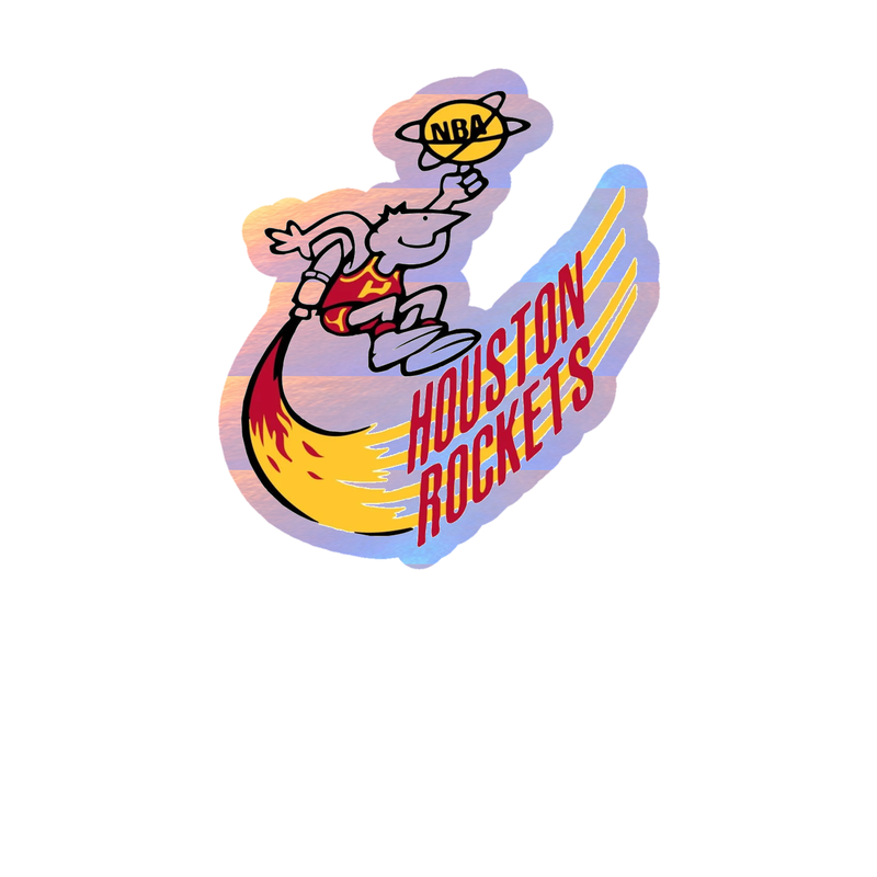 Houston Rockets - Image 4 - Holographic Vinyl Sticker - Custom Size